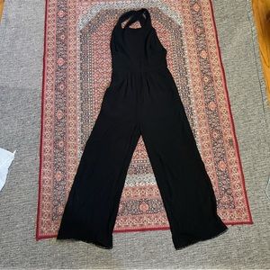 Scalloped crossback Madewell jumpsuit